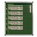 Klassen-Plantafel,  8 Stunden Mo-Fr, für 20 Klassen, 103x97 cm, 